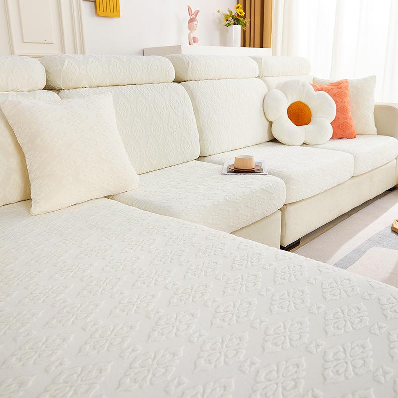 Matcha Green Sofa Cover All-inclusive Universal Cushion New Style Three-seater and One Imperial Concubine Non-slip Elastic Sofa Cover