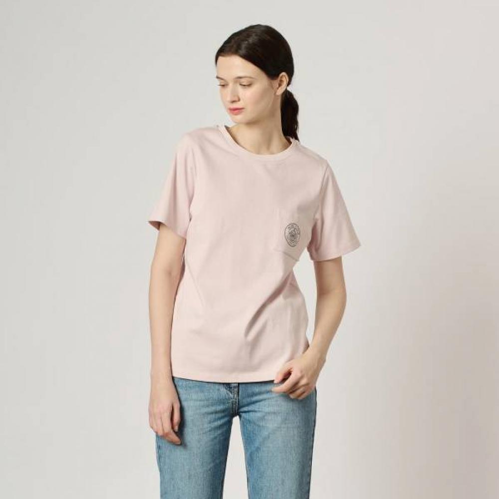 Bcbg PockeT PaTch Round T shirT B4m3x406