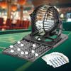 Bingo Lottery Machine Cage Lottery For Bingo Game Set Adult Family Large Party Entertainment Tabletop Board Game Sweepstakes