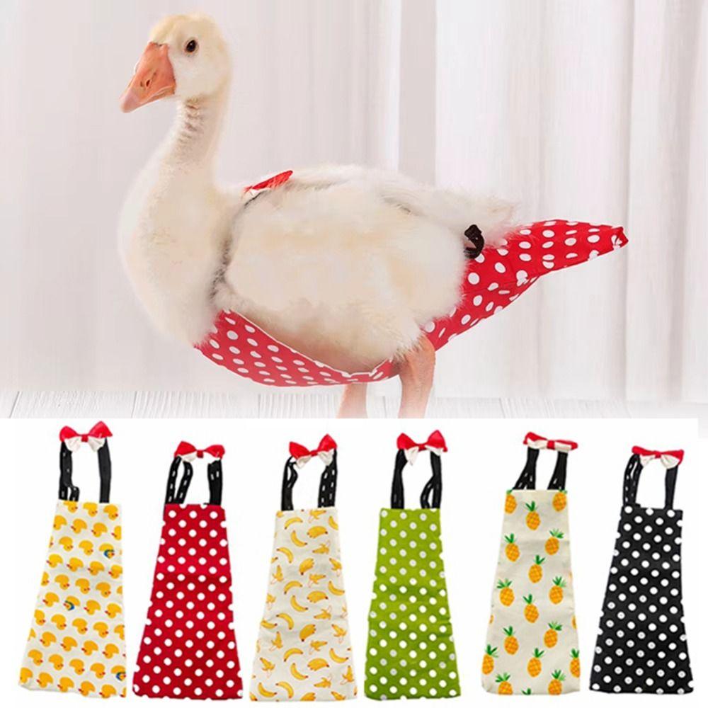 Cute Pet Duck Diaper Reusable Poultry Costume Washable Nappy Cloth Reduce Odor