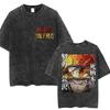 Washed Anime My Hero Academia Bakugo Katsuki TShirt Men Women Fashion Harajuku Manga T Shirts Oversized Cotton Casual T Shirt