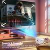 Проектор Velec 4K HD 650 ANSI 1080P с автофокусом Android 11 H713 Wifi6 BT5.2 Портативный наружный видеопроекторы для умного домашнего кинотеатра
