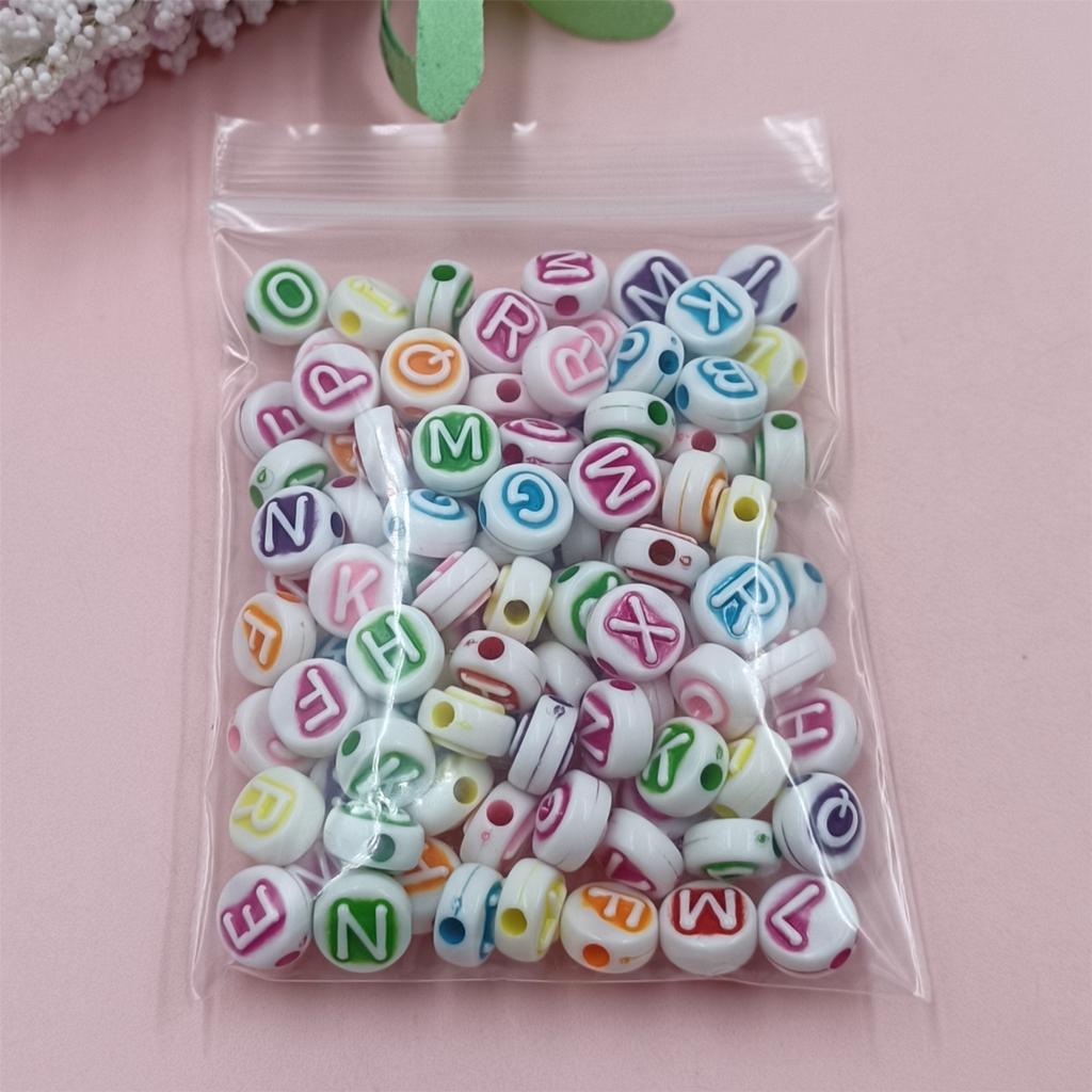 Ювелирные изделия своими руками 100 шт. бабочка шар ручной работы буква цветок бисер акриловый материал ожерелье браслет аксессуары