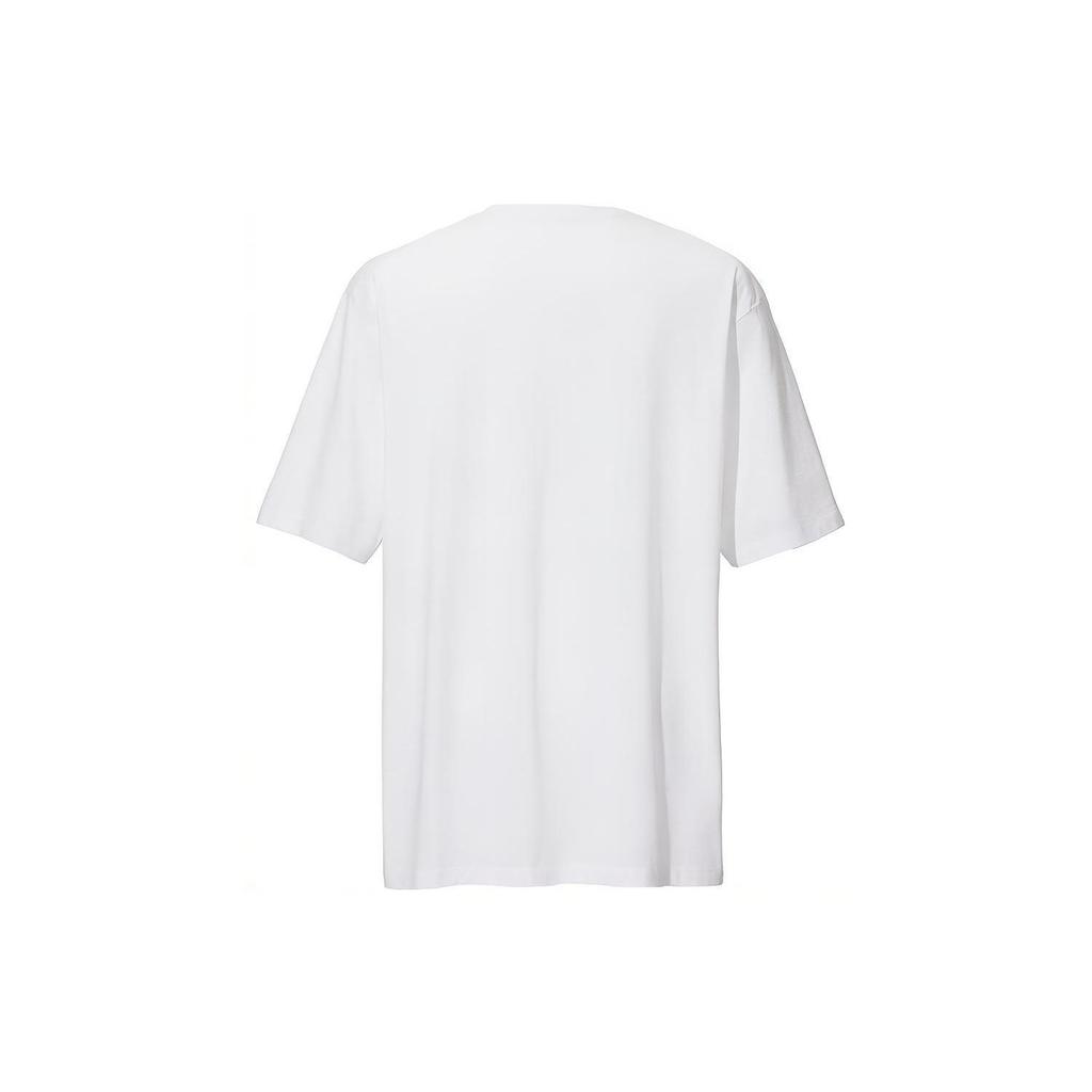 Uniqlo Мужская футболка с принтом Jil Sander Collaboration, круглый вырез, топ, белая, 440442-00