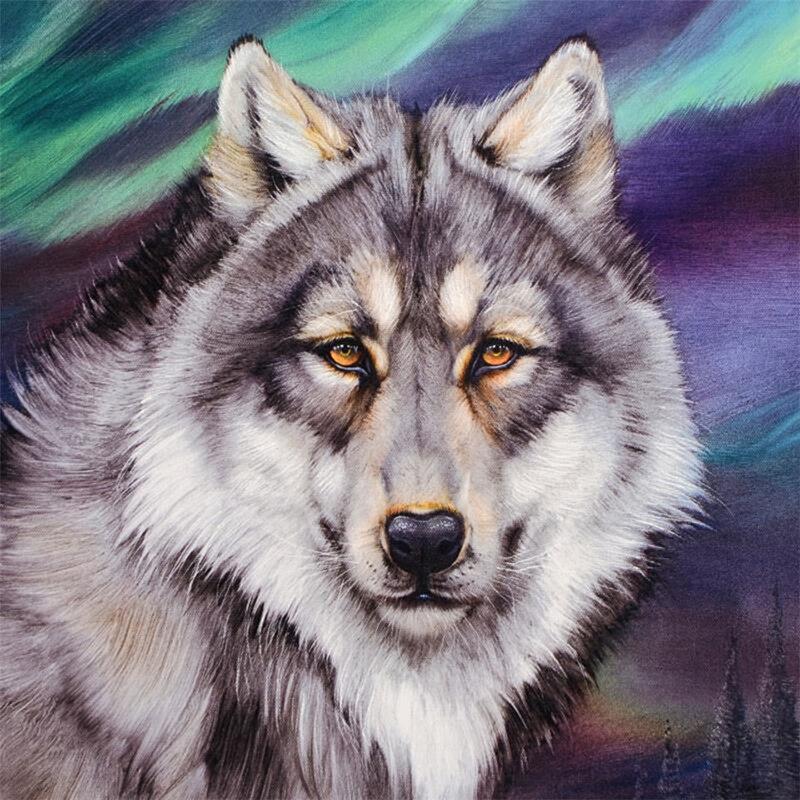 Новый 5D DIY алмазная живопись волк Алмазная вышивка животные пейзажи вышивка крестиком полная круглая дрель домашний декор ручной подарок