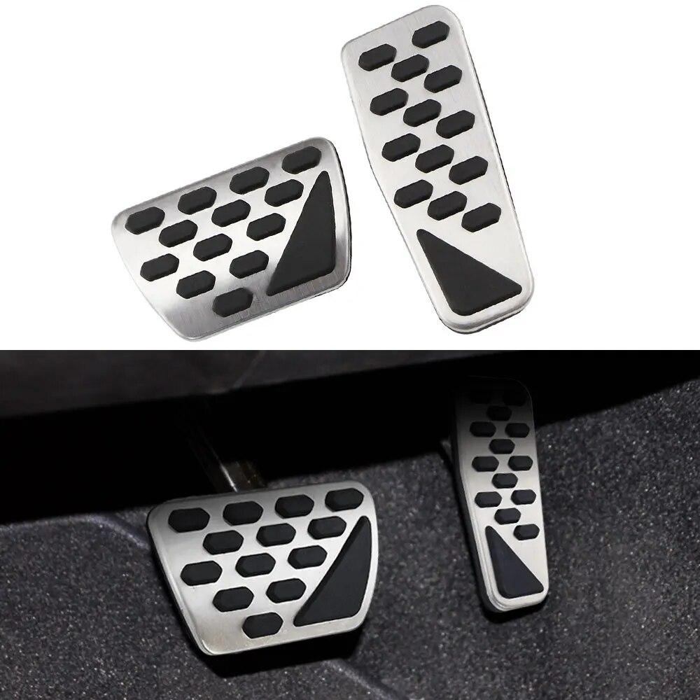 Для Jeep Wrangler JK 2007-2017 JL 2018-2020 2021 2022 Нержавеющая автомобильная педаль акселератора, тормозные накладки, накладки