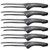 Stainless Steel Yakiniku Tongs, Freestanding, Camping, BBQ, Non-Slip, Serving Chopsticks, Pasta, Yakiniku Tongs (Set of 6 - B)