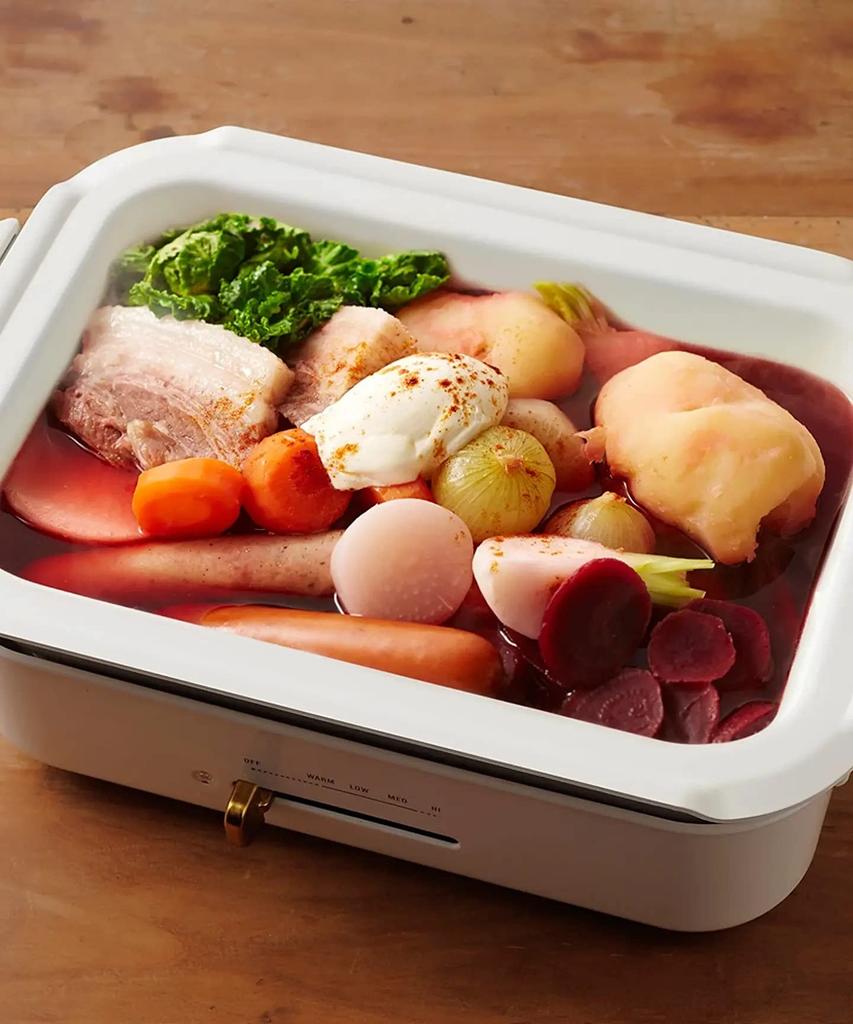 BRUNO Ceramic Coated Pot for Compact Hot Plate, BOE021-NABE