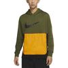 Nike Повседневная толстовка с логотипом с цветными блоками, мужские топы, зеленый DM8132-326
