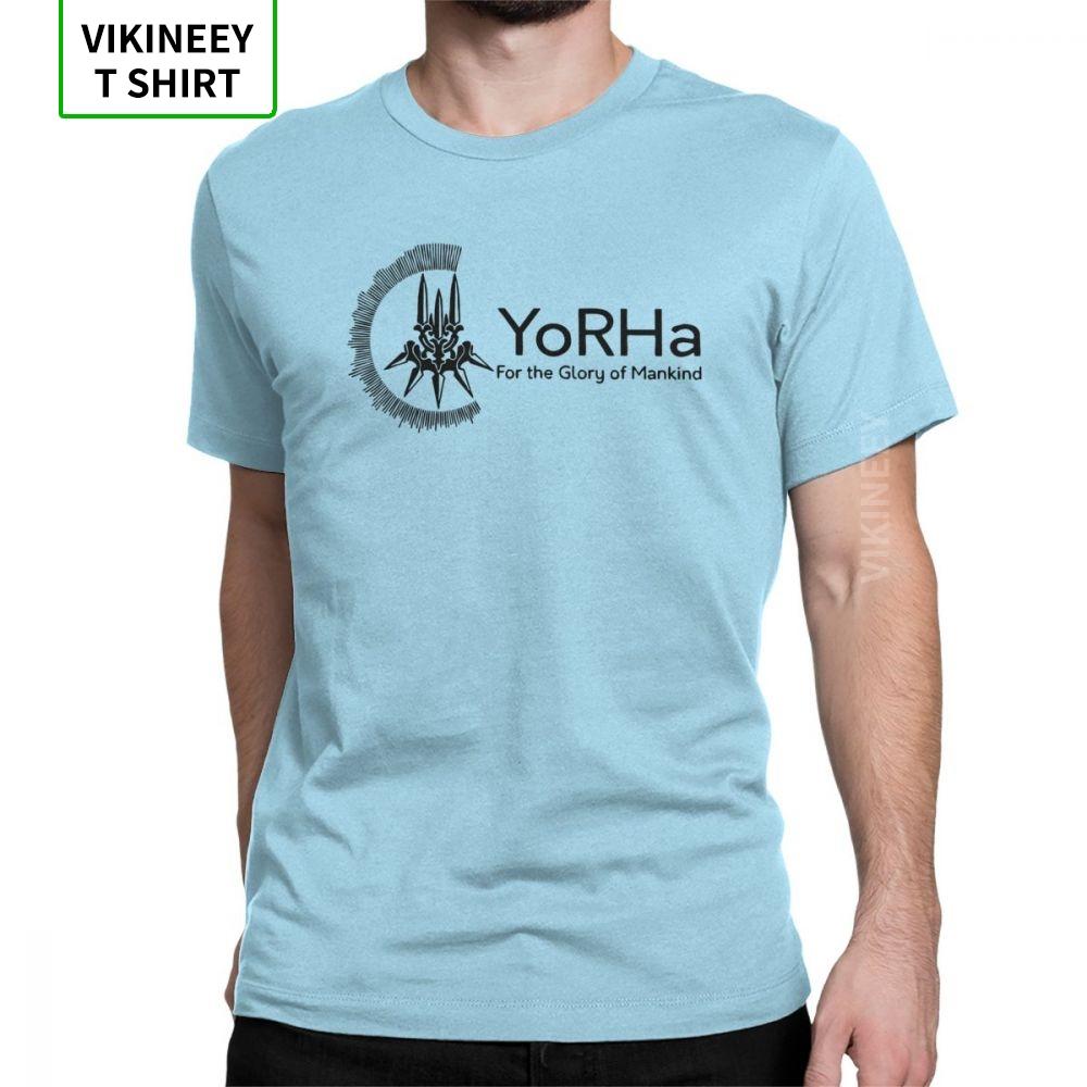 T-Shirts NieR Automata Untitled Novelty 100% Cotton Tees Short Sleeve YoRHa 2B Game T Shirt Clothing Birthday Present
