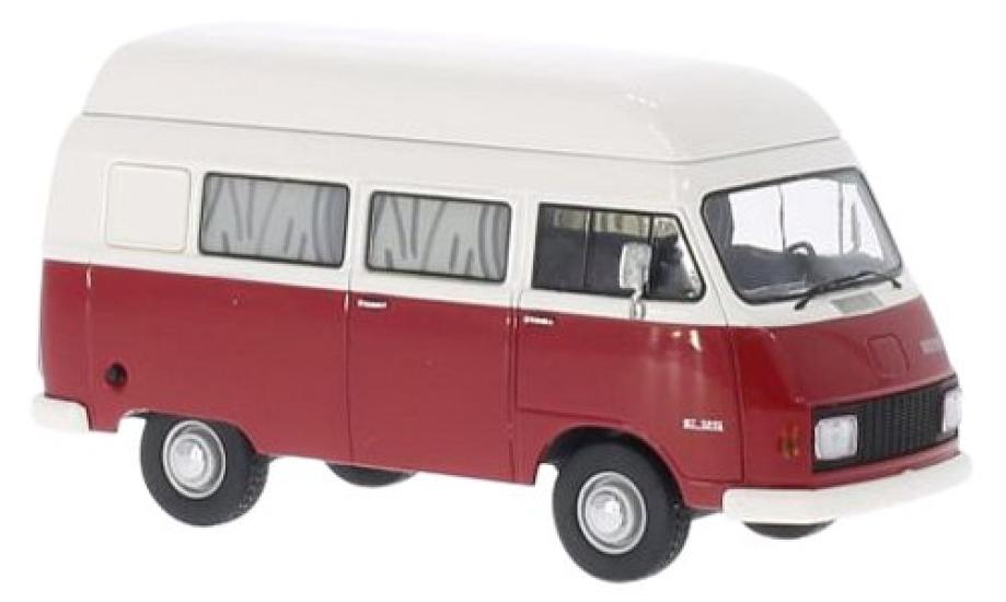 Премиум ClassiXXs Hanomag F25 Автодом 1/43 Красный/Белый (Готовая модель)