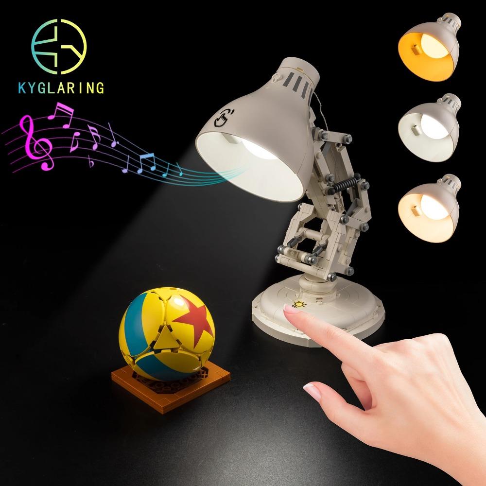 Светодиодный комплект Kyglaring, подходящий для Pixar Luxo Jr. 21357 Строительные блоки Декоративная лампа Не включает Строительные блоки