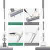 Sponge Mop System with Collapsible Mop Home Tile Floor Bathroom Cleaning Squeegee and Extendable Telescopic Long Handle