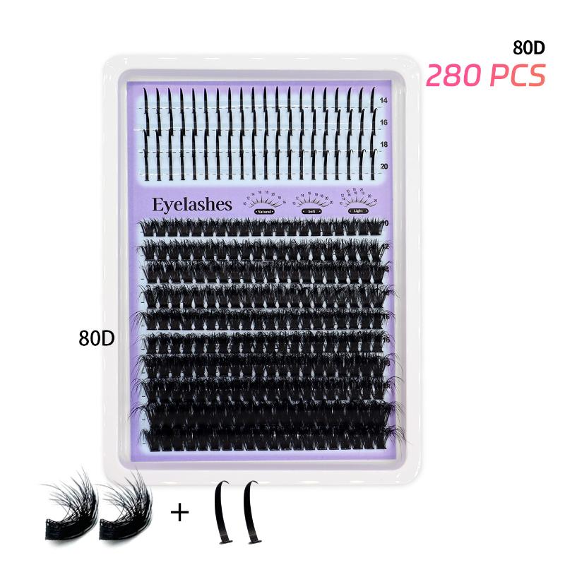 14 Rows Lash Clusters Spikes Eyelash Extensions Spiky Lashes Extension Thick Individual Cluster Lashes With Spikes Bottom Lashes