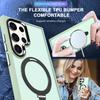For Samsung Galaxy S23 Ultra Magnetic Case Kickstand PC Phone Cover
