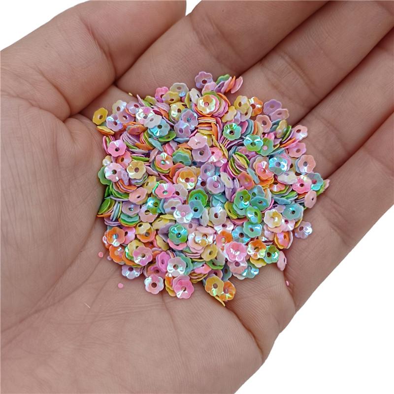 Креативная нашивка ПВХ нашивка Симфония Полые пайетки Блестки из бисера Блестки объемные пайетки Волшебные цветные пайетки ПВХ Блестки бусины