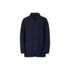 Пальто мужское Jil Sander Collaboration однотонное однобортное с лацканами с длинным рукавом Мужские пальто Темно-синий 446359-69