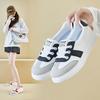 Весенние маленькие белые туфли новая корейская версия ins студентки платформа увеличивающая рост спортивные кеды повседневный уличный стиль KT279