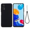 Для Xiaomi Redmi Note 11 Pro 4G / 5G Однотонный Жидкий Силиконовый Противоударный Чехол для Телефона