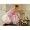 5D DIY Алмазная картина "Девочка и собака" Вышивка крестиком 5D Домашний декор Подарок