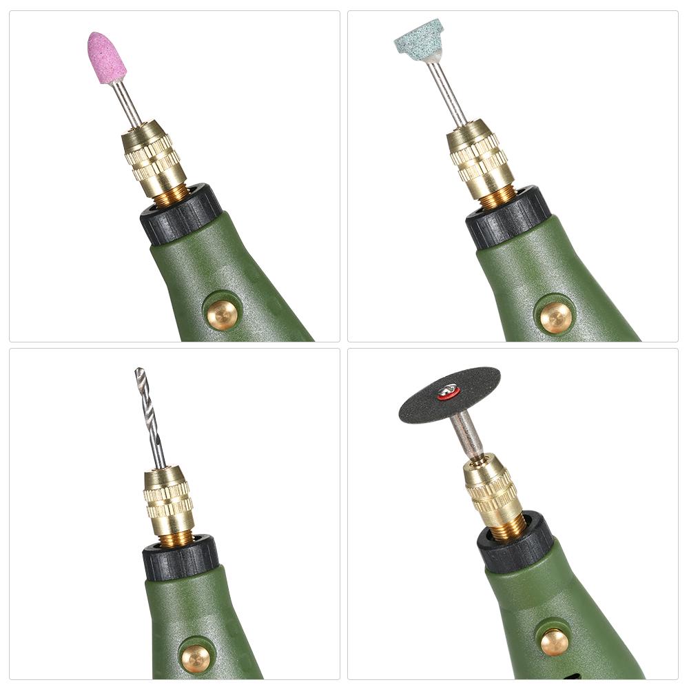 DC12V Multi functional Mini Electric Grinder Set Electric Drill Grinding Rotary Tool Kit for Milling Polishing Engraving