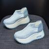 Dad Shoes Hollow Women's Sandals 2025 Summer New Round Head Special Mesh Breathable Casual Fashion Explosion Thick Sole Increased