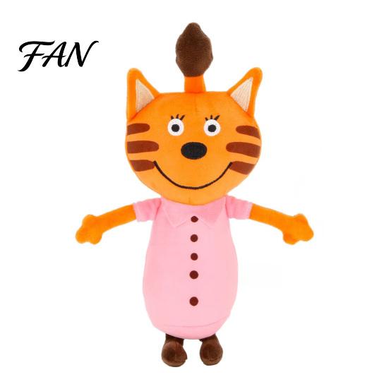 Мягкая игрушка Кот Плюшевая Семья Котенка Кукла, Мягкое Животное, Мультяшный Аниме Персонаж Пушистая Декоративная Фигурка для Детей Ролевые Игры, Подарок на День Рождения