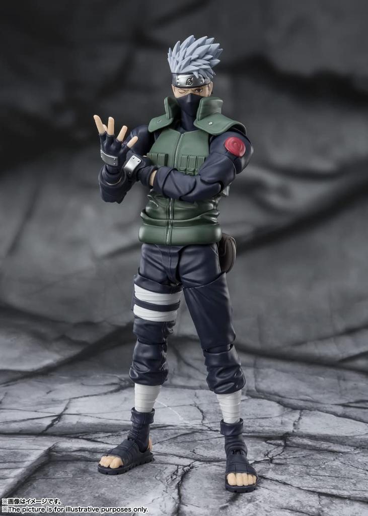 TAMASHII NATIONS NARUTO Shippuden Kakashi Hatake Hero of the Sharingan 160 мм ABS ПВХ окрашенная подвижная фигурка SHFiguarts - - Приблизительно. &