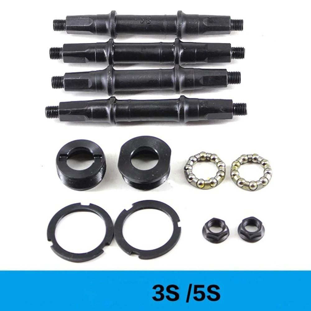 Ось для каретки 68 мм, квадратное отверстие, одинарная или комплект оси, каретка велосипеда