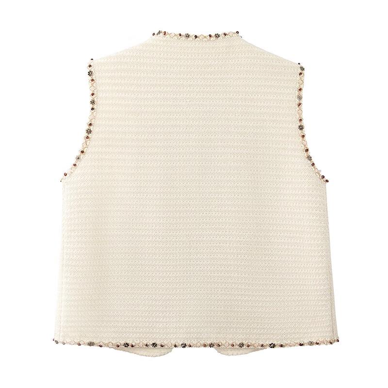 Women's Elegant Single-Breasted Knitted Vest