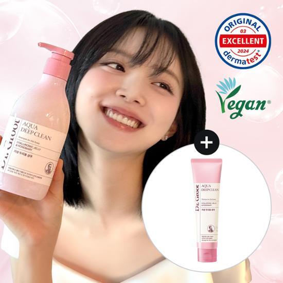 Dr. Groot Aqua Deep Clean Hair Loss Symptom Relief Shampoo 330ml+100ml (Oily Scalp/Itchy Scalp)