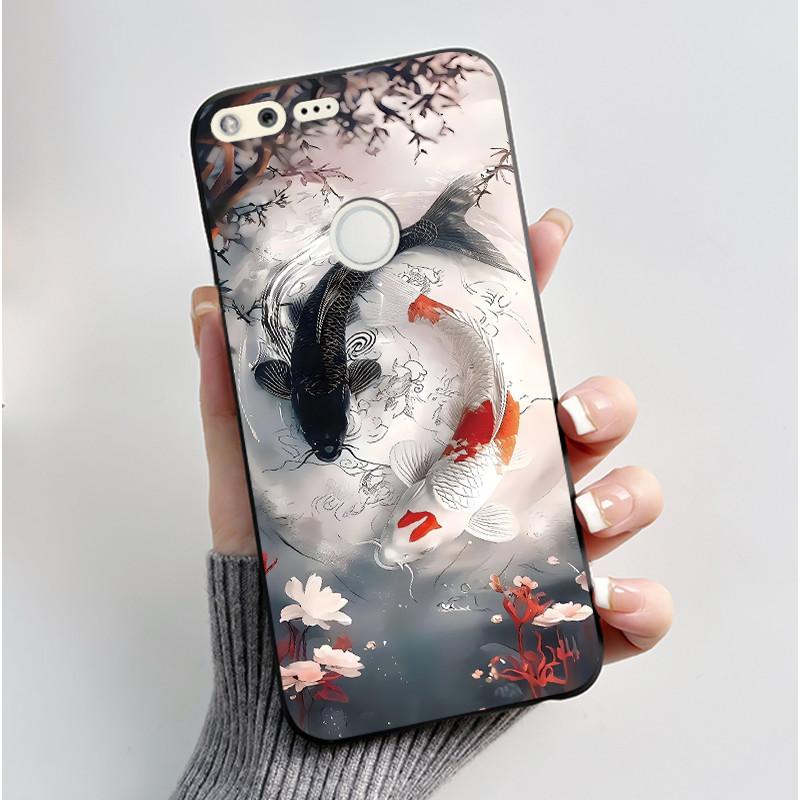 Роскошный Милый Кролик Любовь Мультяшный Забавный Чехол Для Google Pixel XL Pixel1 1 XL Черный Силиконовый Мягкий Чехол Для Телефона Защитная Задняя Крышка