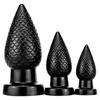 Черная сосновая шишка Анальная пробка Палка для мастурбации Задний двор Анальная пробка Секс-игрушки Задний двор Большая Анальная пробка