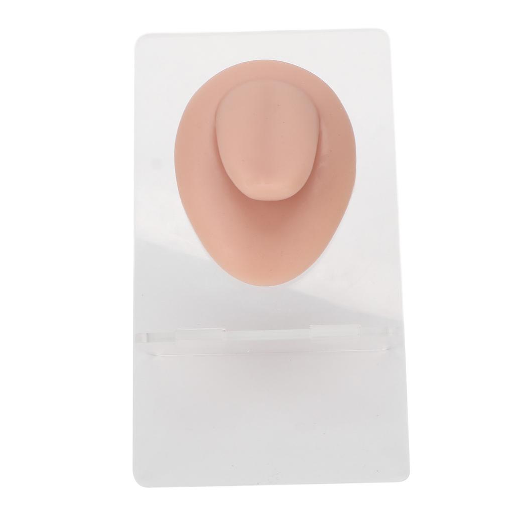 Силиконовая модель языка Мягкая 3D Акупунктура Гибкий Искусственный язык Модель для демонстрации пирсинга для обучения Средний цвет кожи