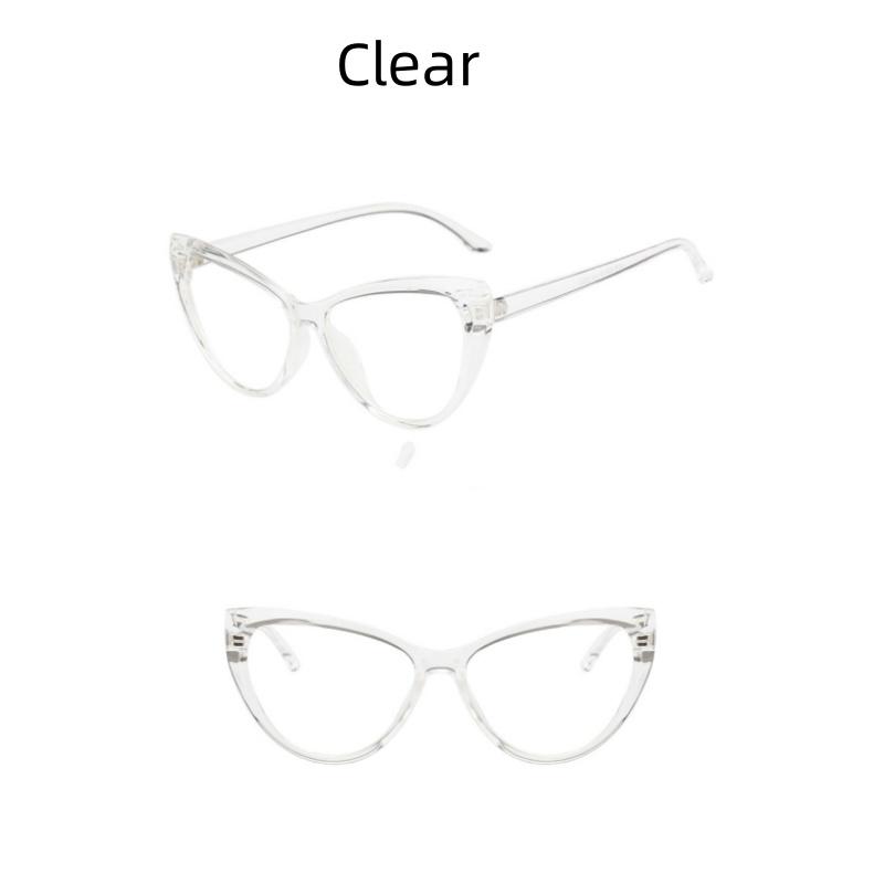 Women Eyeglasses Frame Cat Eye Pink Pretty Eye Glasses Optical Frames For Female Plastic Glasses Frame Fashion Decoration