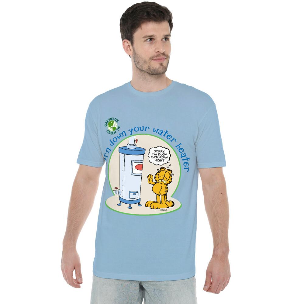 Garfield Plant A Tree T-Shirt S-2XL Light Blue