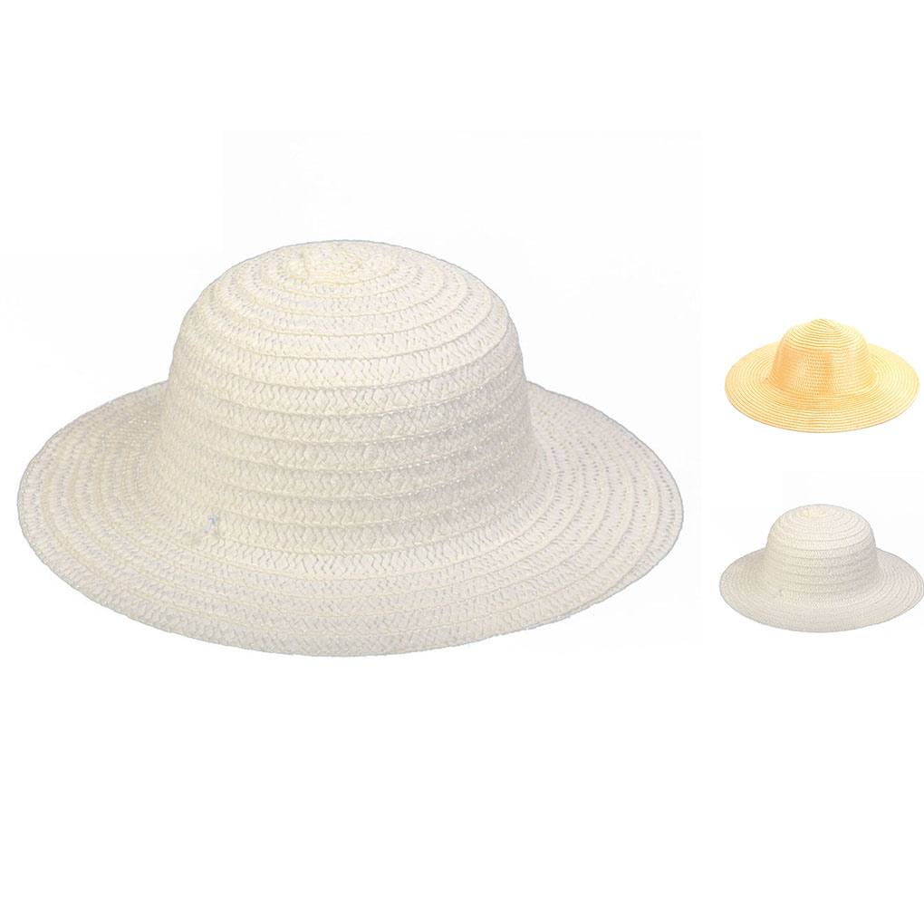 Раскрашивание Шляпа Соломенные шляпы Сделай сам Кепка Пляжная шляпа от солнца Искусство Детский сад Дети