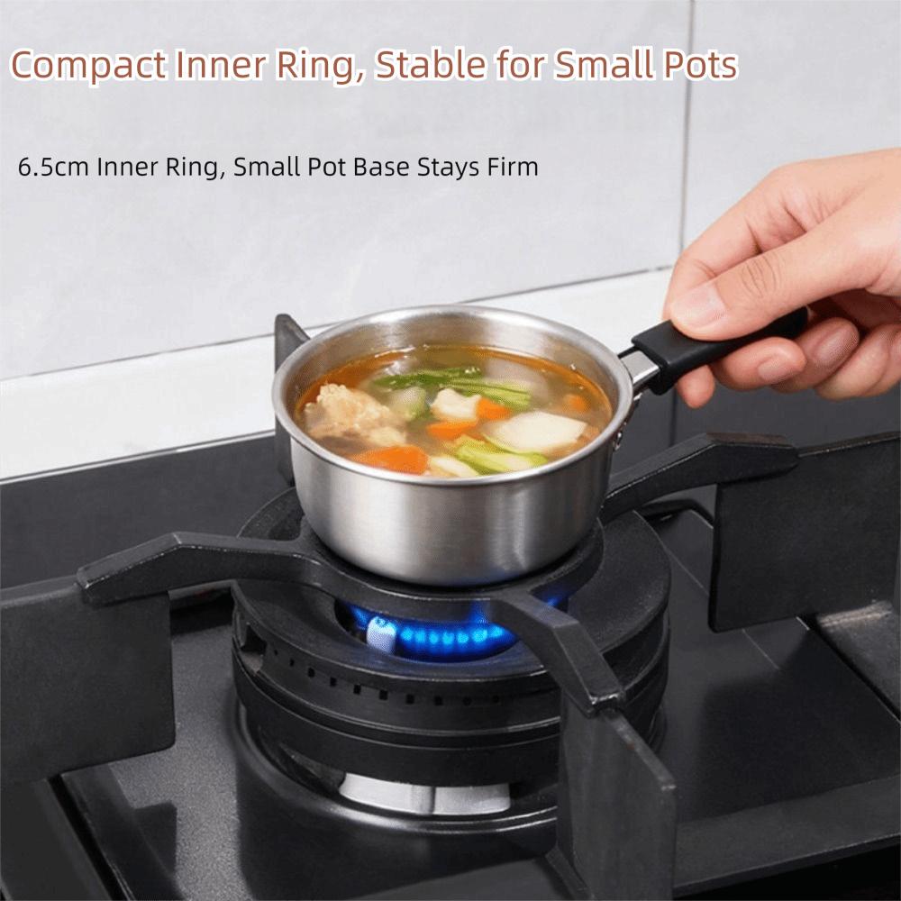 Противоскользящая подставка под кастрюлю/сковороду для конфорки газовой плиты, подставка-держатель для кастрюли/сковороды, для использования на газовой плите