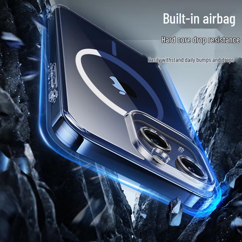 iPhone 15 Magsafe Magnetic Transparent Case (2-Pack)