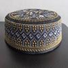 Ethnic Style Worshipping Hat Breathable Embroider Bonnet Beanie Islam Flat Cap  Ethnic Male