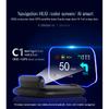 Проектор скорости на лобовое стекло Obd2 Gps Автомобильный спидометр-проектор скорости с навигацией