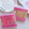 100pcs Bamboo Make Up Cotton Swab Cleaning of Ears Tampons Health Beauty Cotton Swab Ear Cleaning Sticks