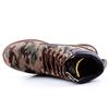 Fashion Winter Fashion Motocycle Booties Camouflage Pu Leather Waterproof Women Winter Ankle Boots Solid Flat Boots