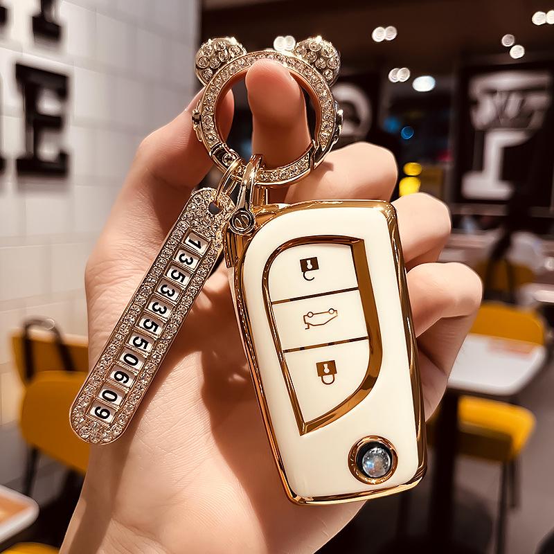 Special Toyota Key Cover Highlander Carola Reling Crown Car Case Buckle Pack