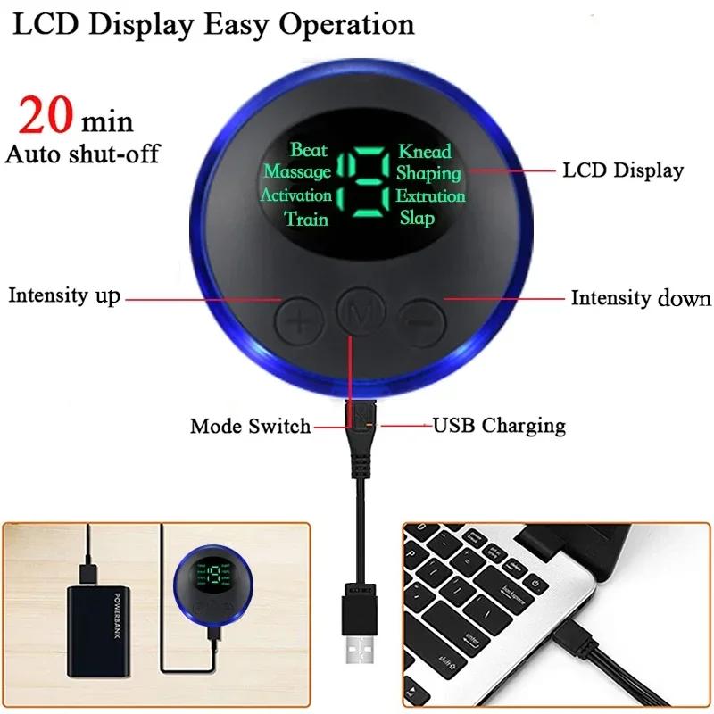 Электрический EMS массажер для ног, портативный складной массажный коврик, стимуляция мышц, улучшение кровообращения, облегчение боли, расслабление ног