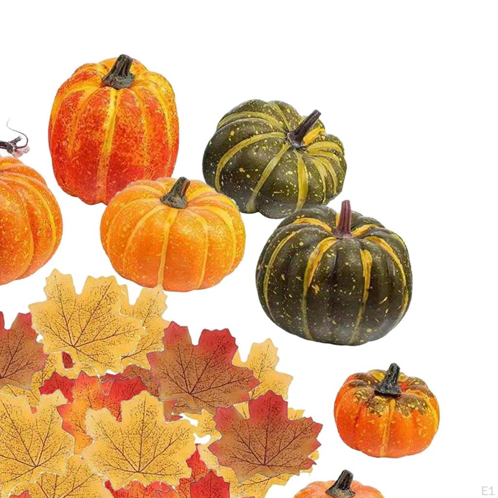 Pumpkin Fall Decorations, Thanksgiving Festival Decor, Halloween Decorations