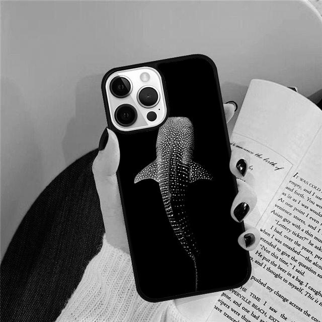 Чехол-ракушка с китовой акулой для iPhone 17 Air 15 16 14 13 12 Pro Max 11 Pro Max Plus