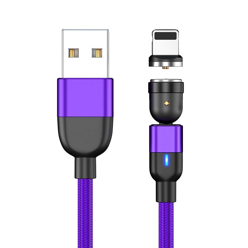 1 м 2 м 3 м Магнитный зарядный кабель Micro USB Type C телефонный зарядный кабель для Samsung Xiaomi USB шнур провод 540 градусов вращающийся