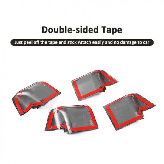 ABS Carbon Inner Door Handle Bowl Cover Trim for Land Rover Defender 110 20-22