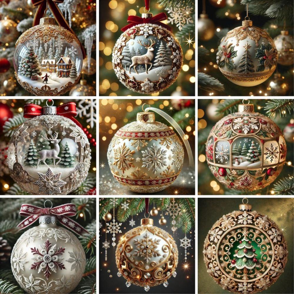 Fairy Tale Planet Christmas Tree Decoration Acrylic Flat Acrylic Hanging Decoration  Holiday Party